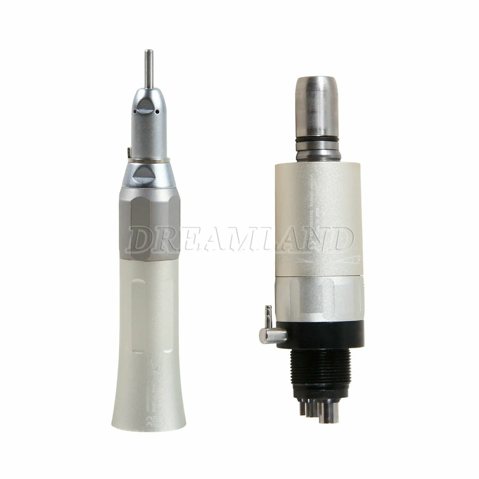 Dental Low Speed Stainless Steel Straight Nosecone+ Air Motor Handpiece Slow Fit NSK 4-Hole 1:1 Direct Drive
Dental Low Speed Stainless Steel Straight Nosecone+ Air Motor Handpiece Slow Fit NSK 4-Hole 1:1 Direct Drive