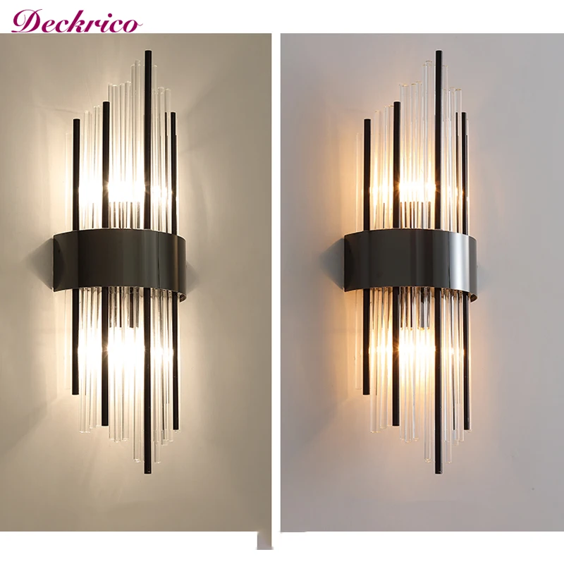 Modern Luxury Crystal Wall Lamp Single Bedside Wall Sconce Lamp Led Night Light Nordic Indoor Lighting Interior Wall Light 
Modern Luxury Crystal Wall Lamp Single Bedside Wall Sconce Lamp Led Night Light Nordic Indoor Lighting Interior Wall Light