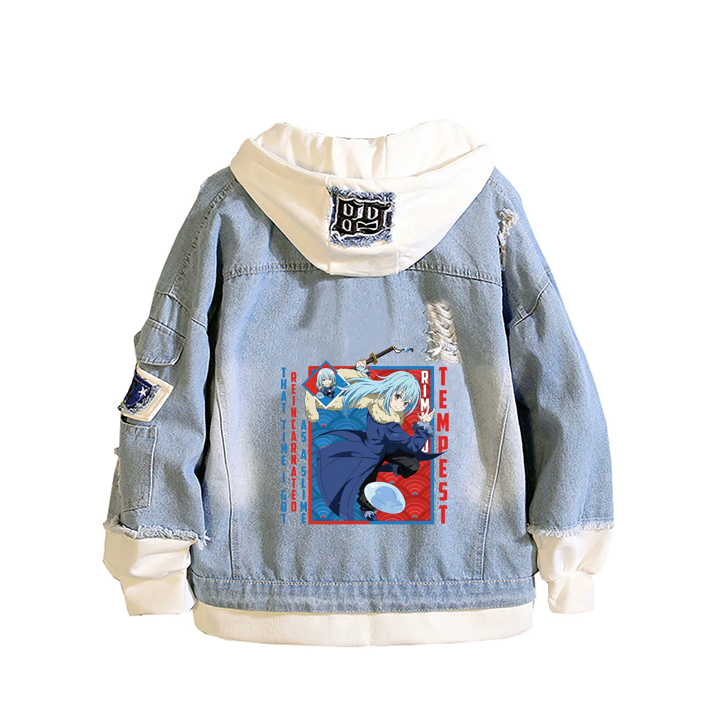 That Time I Got Reincarnated as a Slime Cartoon Demin Jackets Anime Jeans Sweatshirt Harajuku Streetwear Couple Hoodies
That Time I Got Reincarnated as a Slime Cartoon Demin Jackets Anime Jeans Sweatshirt Harajuku Streetwear Couple Hoodies