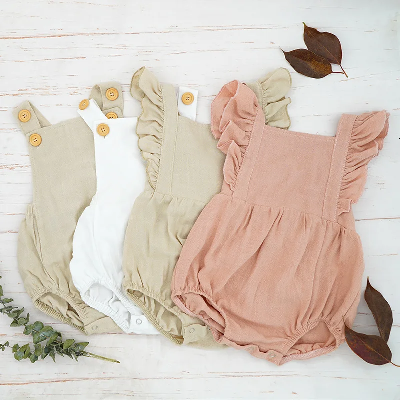 2020 New Baby Clothes Summer Fashion Toddler Baby Girl Boy Romper Linen Playsuit High Quality Newborn Infant Jumpsuit Photo Prop
2020 New Baby Clothes Summer Fashion Toddler Baby Girl Boy Romper Linen Playsuit High Quality Newborn Infant Jumpsuit Photo Prop