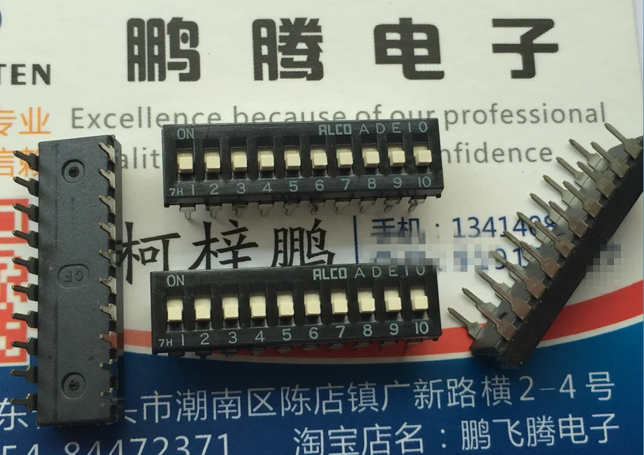1PCS Imported Japan Alco ADE10 DIP switch 10 piano-type encoding 2.54mm straight
1PCS Imported Japan Alco ADE10 DIP switch 10 piano-type encoding 2.54mm straight
