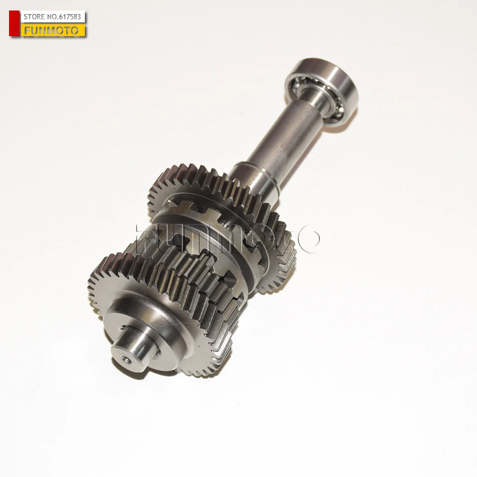 1Pcs Counter Shaft with bearing suit for b-type 200 linhai ATV/LINHAI200ATV parts with red circle
1Pcs Counter Shaft with bearing suit for b-type 200 linhai ATV/LINHAI200ATV parts with red circle