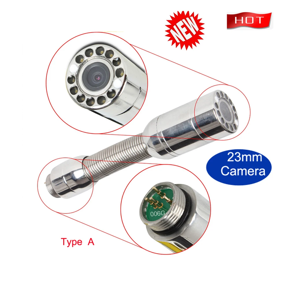 23mm Camera Head Under Water Sewer Drain Pipe Wall Inspection Camera -23mm Replacement Camera Head For Repair
23mm Camera Head Under Water Sewer Drain Pipe Wall Inspection Camera -23mm Replacement Camera Head For Repair