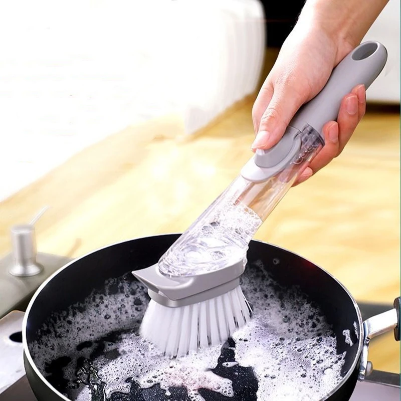 Automatic Liquid Filling Cleaning Brush Tool Kit Dish Soap Dispenser Refillable Cups and Pots Washer Kitchen Accessories Gadgets
Automatic Liquid Filling Cleaning Brush Tool Kit Dish Soap Dispenser Refillable Cups and Pots Washer Kitchen Accessories Gadgets