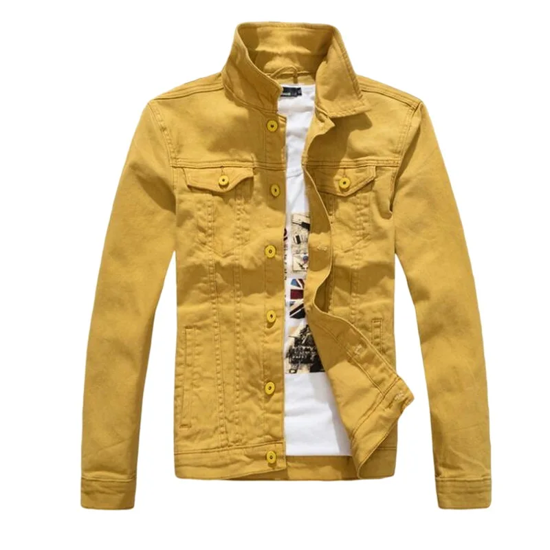 Men Personality Slim Denim Jacket Trendy Slim Full Sleeve Jean Jacket Men's Washed Denim Coat
Men Personality Slim Denim Jacket Trendy Slim Full Sleeve Jean Jacket Men's Washed Denim Coat