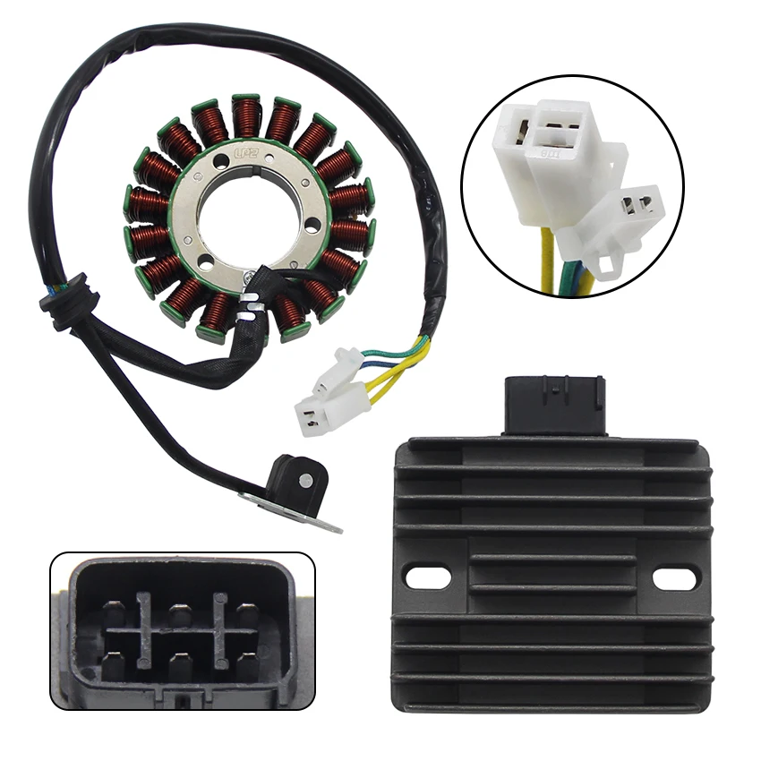 For Yamaha Moto YP250 YP250A Majesty YH50 5GM-81410-00 5GM-81410-01 Motorcycle Voltage Regulator Rectifier+Magneto Stator Coil
For Yamaha Moto YP250 YP250A Majesty YH50 5GM-81410-00 5GM-81410-01 Motorcycle Voltage Regulator Rectifier+Magneto Stator Coil