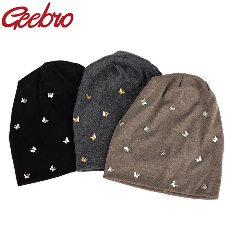 Geebro Girl Cotton Outdoor Warm Beanies With Butterfly Accessory Hats Women Street Hats Knitted Solid Color Soft Caps Bonnet
Geebro Girl Cotton Outdoor Warm Beanies With Butterfly Accessory Hats Women Street Hats Knitted Solid Color Soft Caps Bonnet