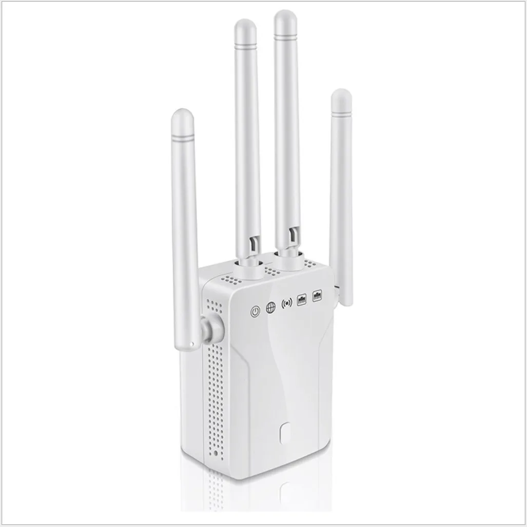 1200M dual frequency repeater wifi signal amplifier Repeater extender booster Support frequency 2.4G and 5G
1200M dual frequency repeater wifi signal amplifier Repeater extender booster Support frequency 2.4G and 5G