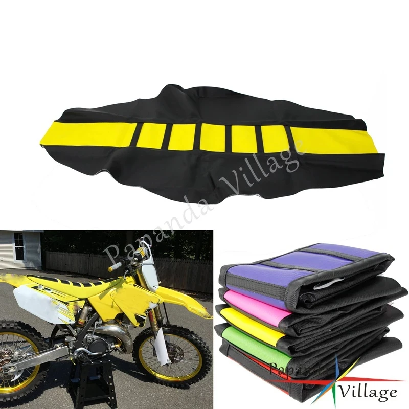 Motocross Racing Ribbed Traction Seat Cover for Suzuki DR650 DRZ RM RMZ RM-Z 650 125 250 450 TE TX TC Kawasaki Yamaha Honda BMW
Motocross Racing Ribbed Traction Seat Cover for Suzuki DR650 DRZ RM RMZ RM-Z 650 125 250 450 TE TX TC Kawasaki Yamaha Honda BMW
