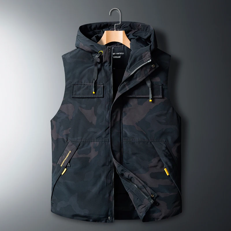 2020 Winter Sleeveless Jacket Down Vest Men's Warm Thick Hooded Coats Padded Waistcoat Plus OverSizeD 5XL 6XL 7XL 8XL
2020 Winter Sleeveless Jacket Down Vest Men's Warm Thick Hooded Coats Padded Waistcoat Plus OverSizeD 5XL 6XL 7XL 8XL