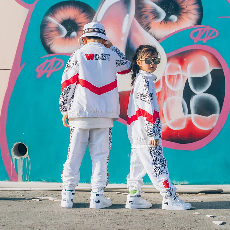 Children Jazz Dance Costumes For Kids Loose Jacket pants Suit Hip Hop Clothes For Girls Boys Street Performance Costumes DWY3963
Children Jazz Dance Costumes For Kids Loose Jacket pants Suit Hip Hop Clothes For Girls Boys Street Performance Costumes DWY3963