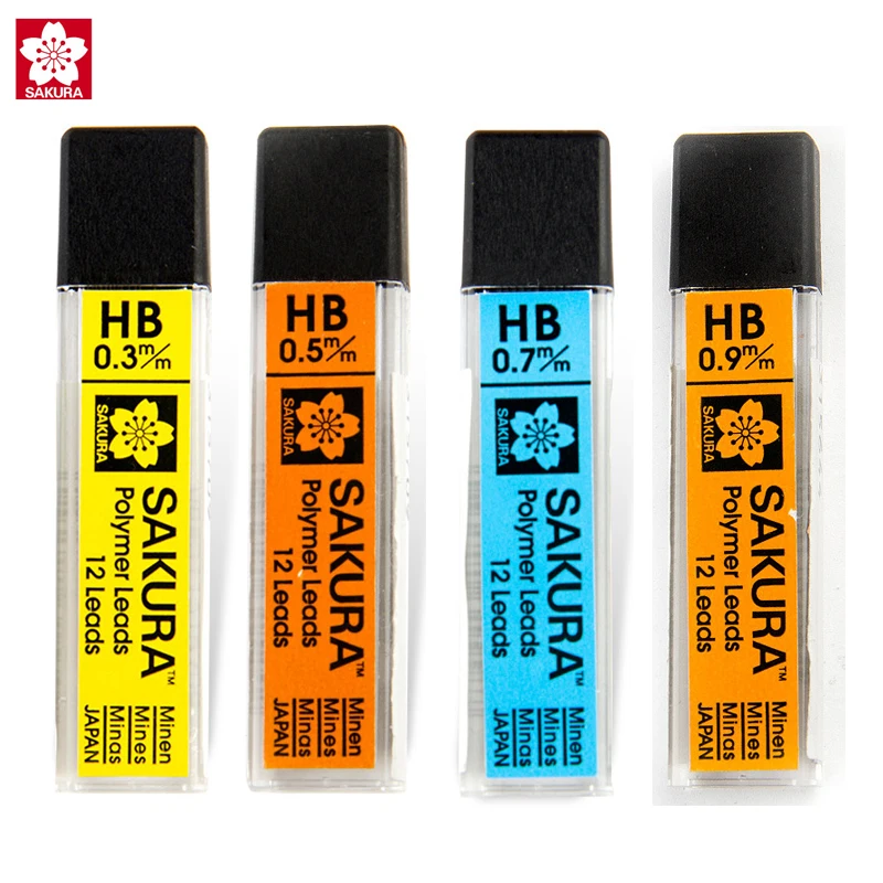 Японский механический карандаш Sakura Lead HB 0,3 мм, 0,5 мм, 0,7 мм, автоматические карандаши для активности канцелярские принадлежности для студентов и школ
Японский механический карандаш Sakura Lead HB 0,3 мм, 0,5 мм, 0,7 мм, автоматические карандаши для активности канцелярские принадлежности для студентов и школ