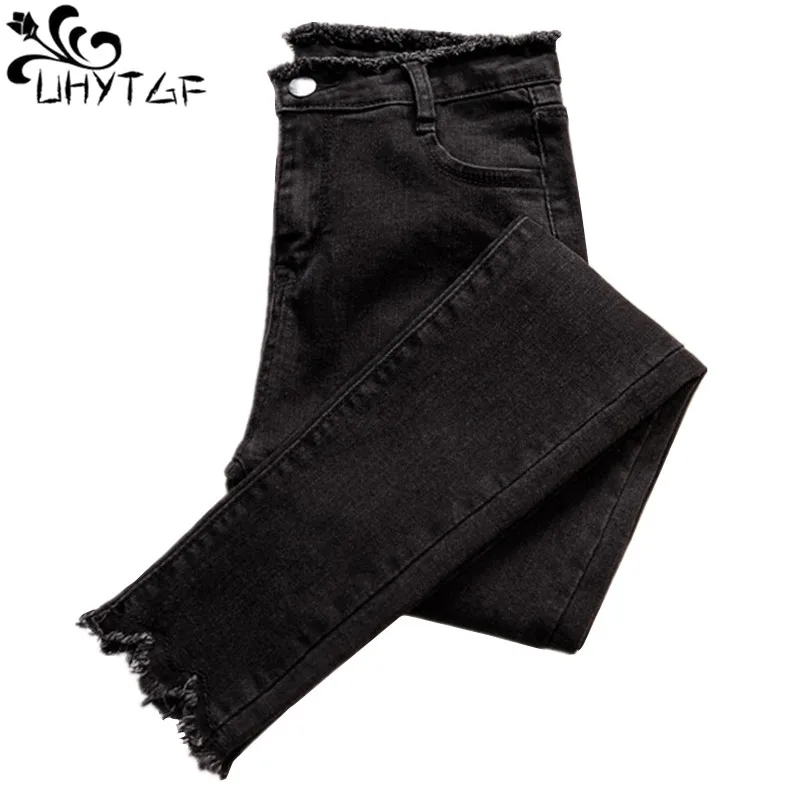 UHYTGF Fashion tassel spring jeans women Straight loose big size Denim Pants casual ankle-length joggers female sweatpants 1460
UHYTGF Fashion tassel spring jeans women Straight loose big size Denim Pants casual ankle-length joggers female sweatpants 1460