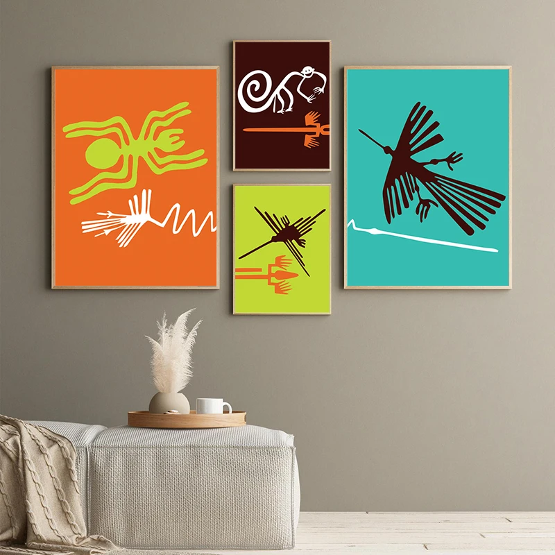 Peruvian Nazca Line Art Prints Modern Abstract Minimalist Poster Nazca Wall Art Decoration Canvas Painting Nazca Office Decor
Peruvian Nazca Line Art Prints Modern Abstract Minimalist Poster Nazca Wall Art Decoration Canvas Painting Nazca Office Decor