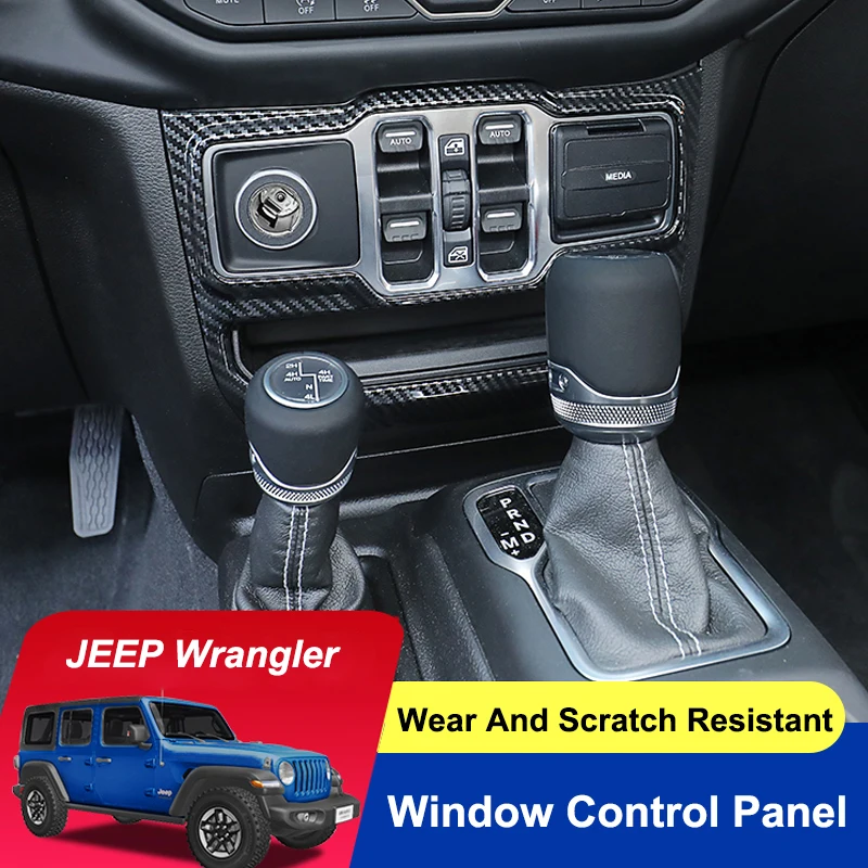 QHCP Window Control Panel Decoration Sticker Dashboard Window Control Cover For Jeep Wrangler JL 2018-2021 Interior Accessories
QHCP Window Control Panel Decoration Sticker Dashboard Window Control Cover For Jeep Wrangler JL 2018-2021 Interior Accessories