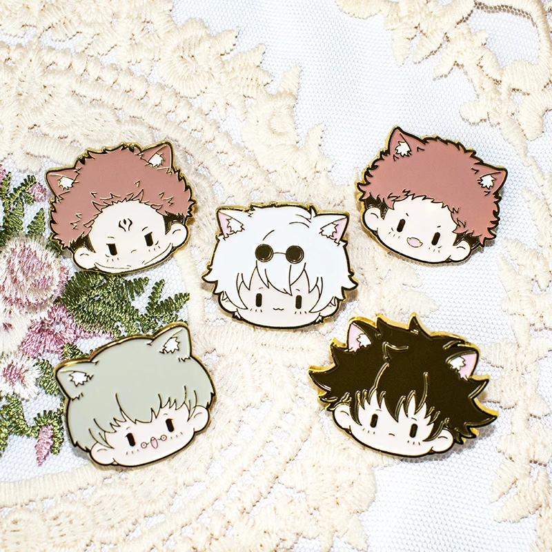 Эмалированная брошь с изображением манги, юютсу, Kaisens
Эмалированная брошь с изображением манги, юютсу, Kaisens