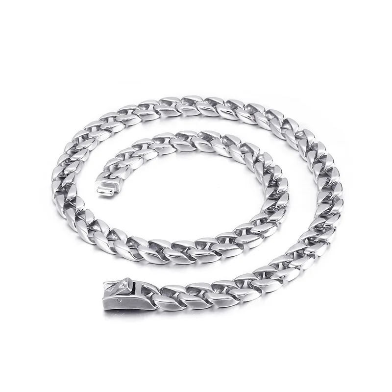 European and American simple personality stainless steel polished necklace hip hop rock trendy accessories
European and American simple personality stainless steel polished necklace hip hop rock trendy accessories
