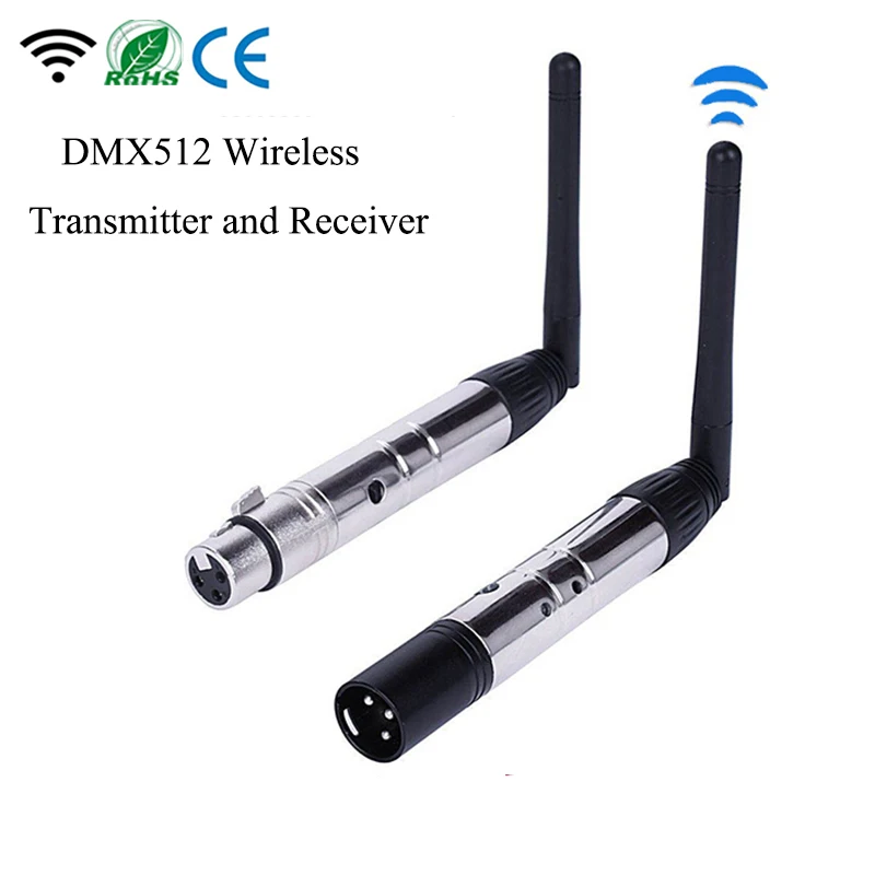 DMX512 Wireless system Receiver and Transmitter 2.4G 500m control DMX projector for LED stage lighting DJ Disco effects lights
DMX512 Wireless system Receiver and Transmitter 2.4G 500m control DMX projector for LED stage lighting DJ Disco effects lights