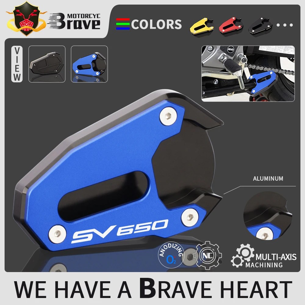 SV 650 Motorcycles Kickstand Foot Side Stand Extension Pad Support Plate For Suzuki SV650 2016 - 2020 SV650X 2018 2019 2020 650X
SV 650 Motorcycles Kickstand Foot Side Stand Extension Pad Support Plate For Suzuki SV650 2016 - 2020 SV650X 2018 2019 2020 650X