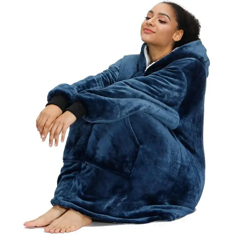 Oversized Hoodie Blanket With Sleeves Sweatshirt Plaid Winter Fleece Hoody Women Pocket Female Hooded Sweat Oversize Femme
Oversized Hoodie Blanket With Sleeves Sweatshirt Plaid Winter Fleece Hoody Women Pocket Female Hooded Sweat Oversize Femme