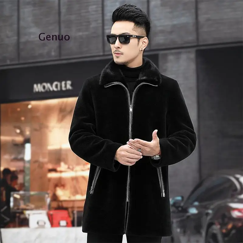 Mens Faux Fur Coat Winter Jacket Men 2021 Hooded Sheep Shearling Fur Coat Warm Wool Jackets Veste Homme New Jacket
Mens Faux Fur Coat Winter Jacket Men 2021 Hooded Sheep Shearling Fur Coat Warm Wool Jackets Veste Homme New Jacket