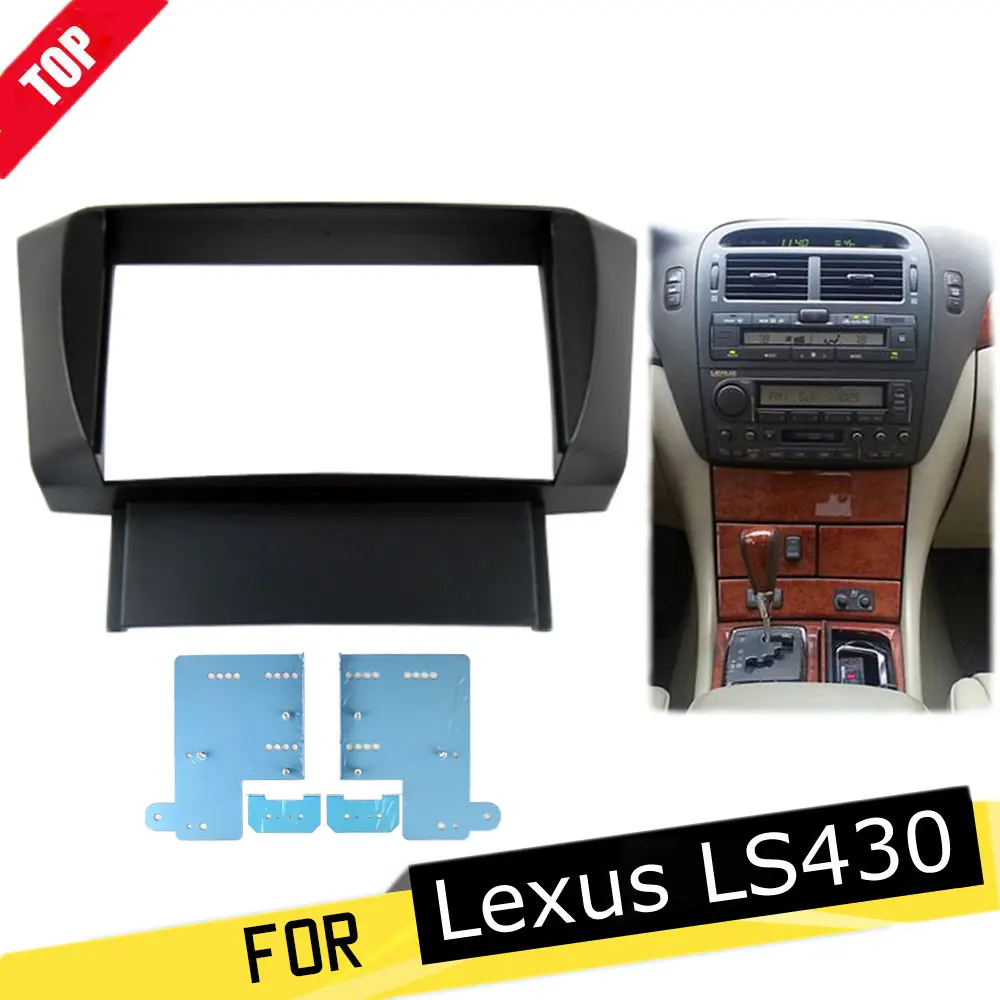 LONGSHI Double 2Din Car Radio Fascia for 2001-2006 Lexus LS430 Celsior Auto Trim Car Dash Audio Installation Dashboard Panel ,2d
LONGSHI Double 2Din Car Radio Fascia for 2001-2006 Lexus LS430 Celsior Auto Trim Car Dash Audio Installation Dashboard Panel ,2d