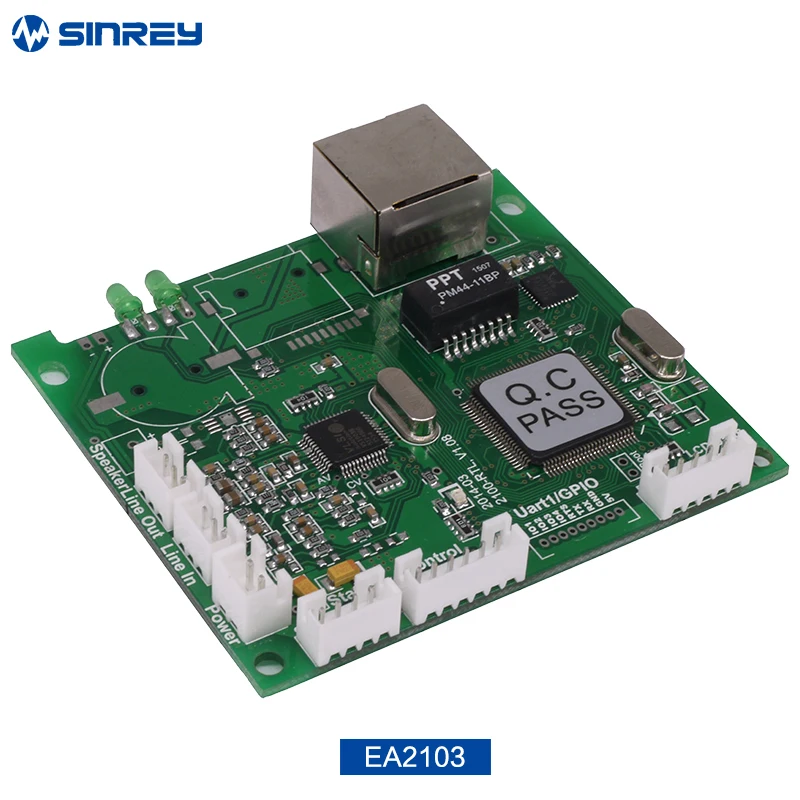 IP Network Audio Intercom Module, Public Broadcast Intercom, Two-way Network Broadcast Intercom
IP Network Audio Intercom Module, Public Broadcast Intercom, Two-way Network Broadcast Intercom