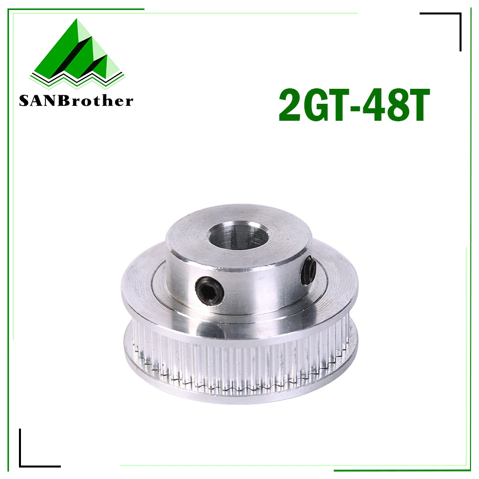 Зубчатый шкив GT2 48 T, шкив для 3D принтера, зубчатый шкив с отверстием 5/6/6/35/8/10/12 мм, алюминиевые зубья шестерни шириной 6/10 мм, деталь
Зубчатый шкив GT2 48 T, шкив для 3D принтера, зубчатый шкив с отверстием 5/6/6/35/8/10/12 мм, алюминиевые зубья шестерни шириной 6/10 мм, деталь