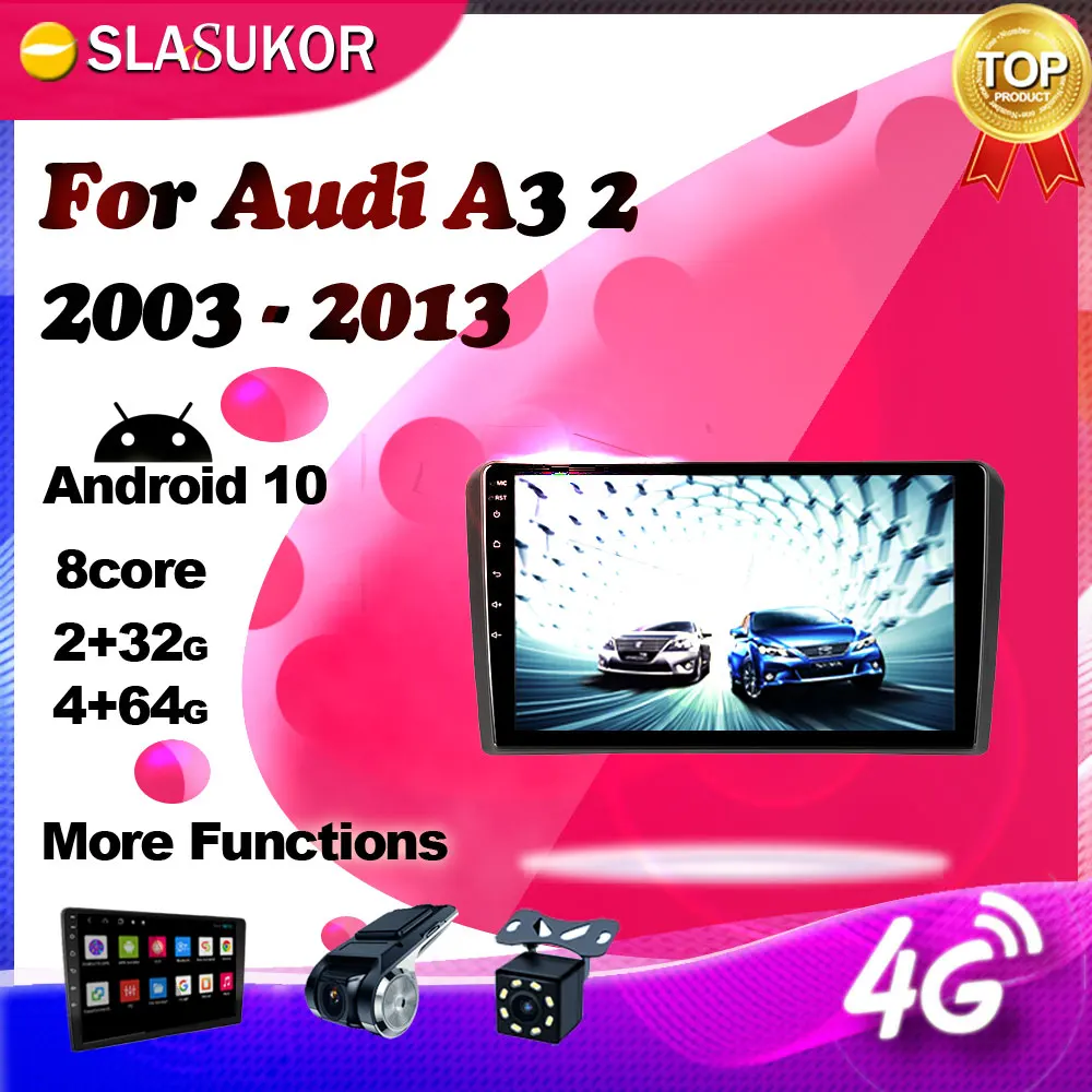Android 10.0 Multimidia Video Player DSP CarPlay Car Radio GPS For Audi A3 8P 2003 2004 2005 2006 2007- 2013 DVD No 2 Din 2Din
Android 10.0 Multimidia Video Player DSP CarPlay Car Radio GPS For Audi A3 8P 2003 2004 2005 2006 2007- 2013 DVD No 2 Din 2Din