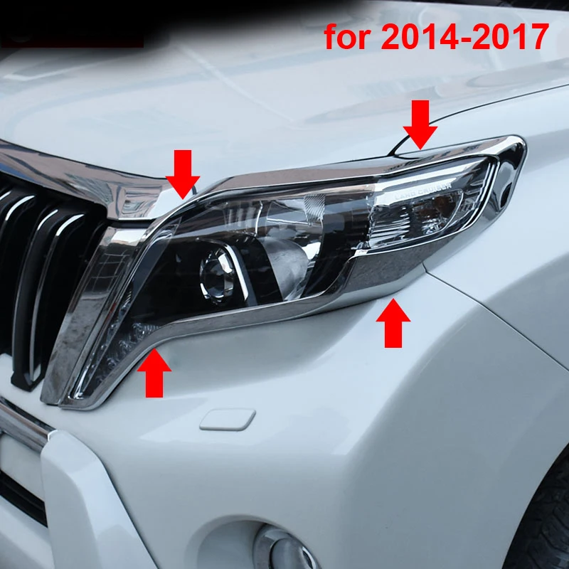 2 шт., декоративная рамка для передней фары TOYOTA PRADO 2010-2013 2014-2017
2 шт., декоративная рамка для передней фары TOYOTA PRADO 2010-2013 2014-2017