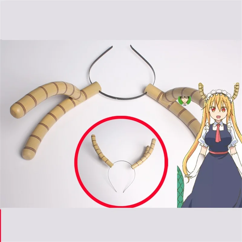 Anime Miss Kobayashi's Dragon Maid Tooru Tohru Cosplay Dragon Horns Headband Hair Band Cosplay Props Accessories
Anime Miss Kobayashi's Dragon Maid Tooru Tohru Cosplay Dragon Horns Headband Hair Band Cosplay Props Accessories