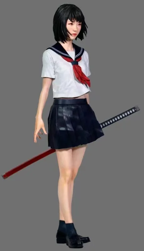 1/8 Scale Resin Figure Model Kits JK knife Japanese girl Lin Haoji Unassambled Unpainted
1/8 Scale Resin Figure Model Kits JK knife Japanese girl Lin Haoji Unassambled Unpainted