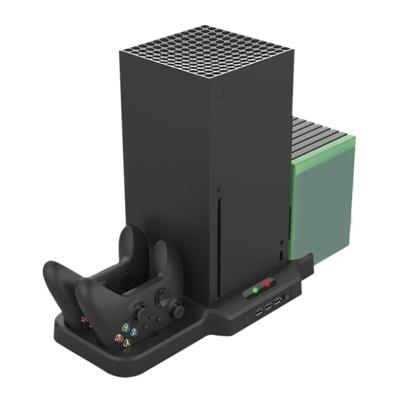 Новинка 2022, зарядная станция для двух контроллеров XBOX Series S, вертикальная подставка, держатель охлаждающего вентилятора, зарядное устройство для консоли Xbox ONE/S
Новинка 2022, зарядная станция для двух контроллеров XBOX Series S, вертикальная подставка, держатель охлаждающего вентилятора, зарядное устройство для консоли Xbox ONE/S