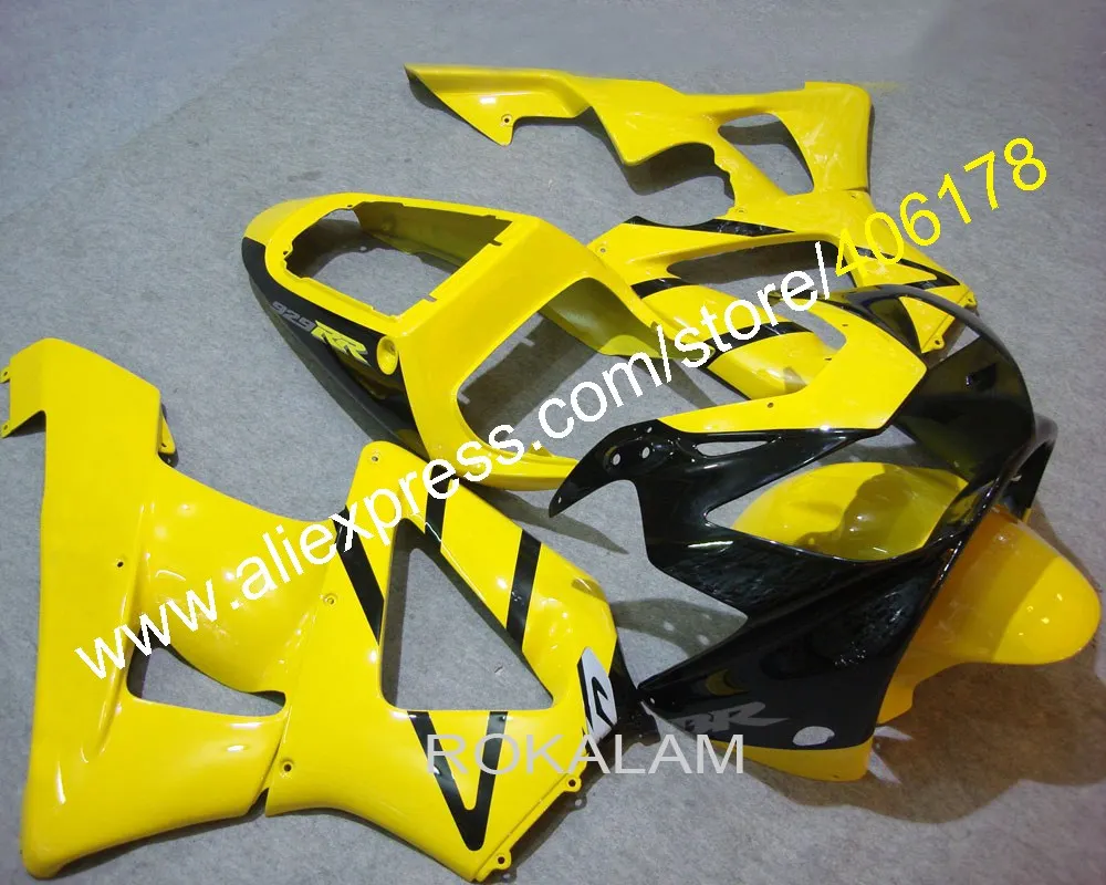 CBR900 929RR CBR929 00 01, комплект кузова для Honda CBR929RR 2000 2001, черные и желтые обтекатели мотоцикла (литье под давлением)
CBR900 929RR CBR929 00 01, комплект кузова для Honda CBR929RR 2000 2001, черные и желтые обтекатели мотоцикла (литье под давлением)