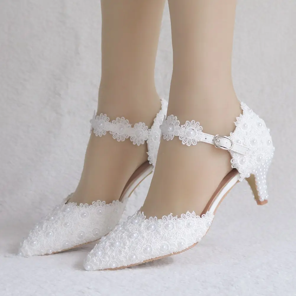 White lace pointed sandals Wedding Shoes Fashion Shoes Woman Ankle Strap Party Dress Sandals Open Toe High Heels Pumps Female
White lace pointed sandals Wedding Shoes Fashion Shoes Woman Ankle Strap Party Dress Sandals Open Toe High Heels Pumps Female