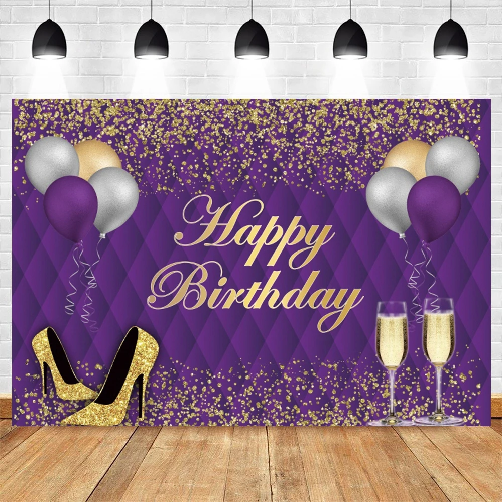 Madam Adults Happy Birthday Party Baby Interior Photography Background High Heel Golden Glitter Purple Backdrop Studio Shoot
Madam Adults Happy Birthday Party Baby Interior Photography Background High Heel Golden Glitter Purple Backdrop Studio Shoot