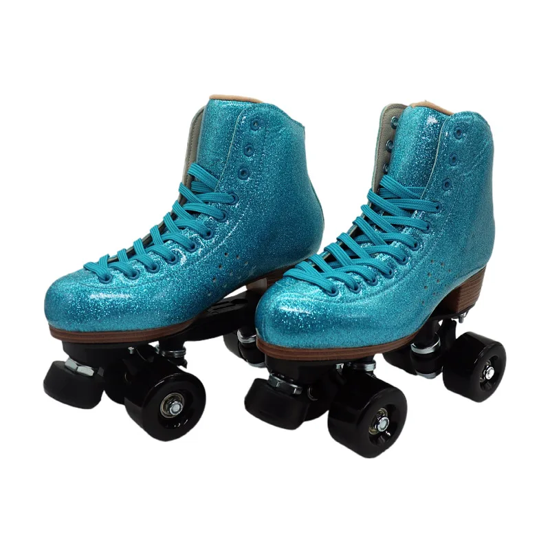 Mens Roller Skate Double Line Skates Retro Lace up Skating Boots Microfiber Leather Unisex Patines Blue Sport Skates Shoes
Mens Roller Skate Double Line Skates Retro Lace up Skating Boots Microfiber Leather Unisex Patines Blue Sport Skates Shoes