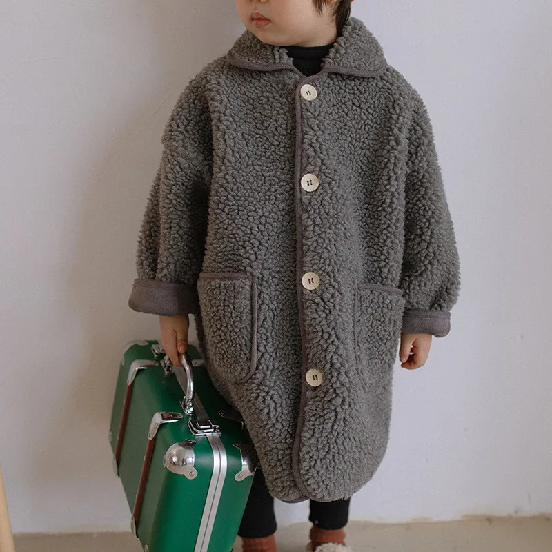 Girls Baby's Kids Coat Jacket Outwear 2021 Fuzzy Warm Plus Velvet Thicken Winter Autumn Buttons School Fleece Children's Clothes
Girls Baby's Kids Coat Jacket Outwear 2021 Fuzzy Warm Plus Velvet Thicken Winter Autumn Buttons School Fleece Children's Clothes