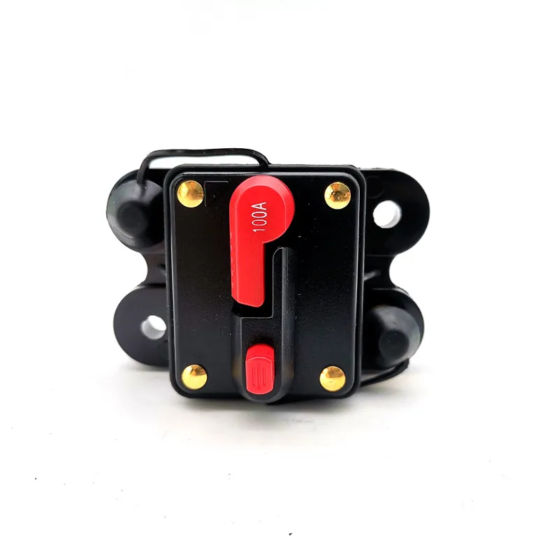 100 Amp Manual Reset Circuit Breaker Water Resistant 12v/24v Car Auto Boat Audio Fuse Holder
100 Amp Manual Reset Circuit Breaker Water Resistant 12v/24v Car Auto Boat Audio Fuse Holder