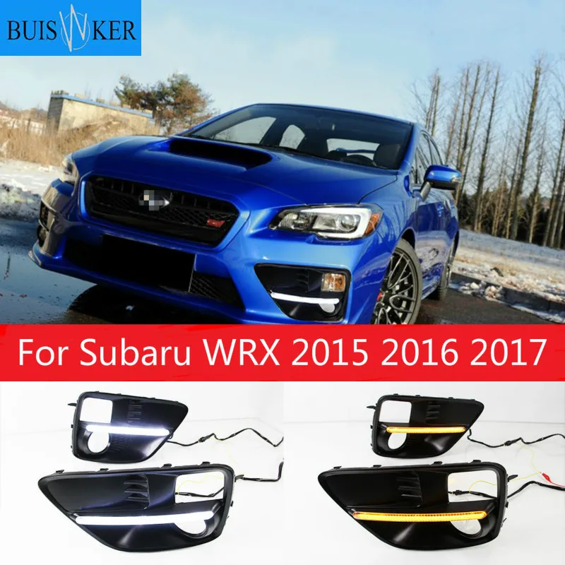 Car LED DRL Daytime Running Light with Turn Signal Fog Light for Subaru WRX 2015 2016 2017
Car LED DRL Daytime Running Light with Turn Signal Fog Light for Subaru WRX 2015 2016 2017