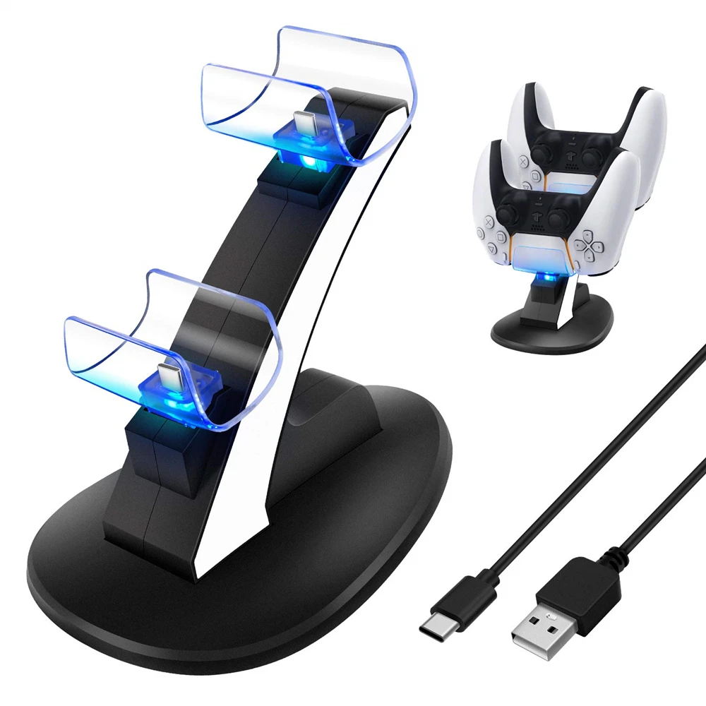 Fast Charging Dock Station for Playstation 5 Dual Sense Wireless Controller , Charger for Sony PS5 Charging Base Bracket
Fast Charging Dock Station for Playstation 5 Dual Sense Wireless Controller , Charger for Sony PS5 Charging Base Bracket