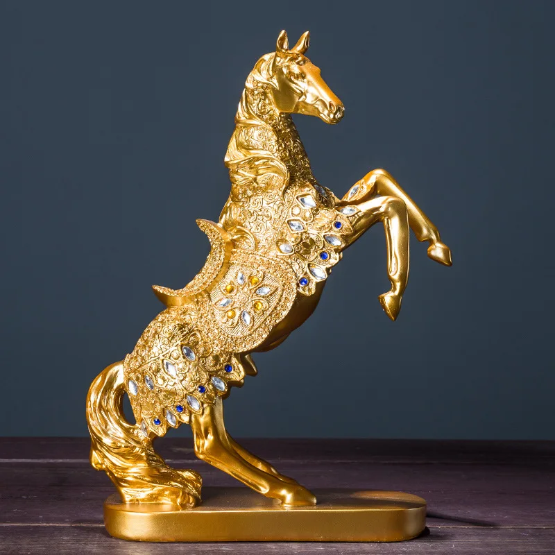 European Vintage Resin Large Prancing Horse Ornaments Artificial Horse Miniature Desktop Crafts Business Gifts Household Decor
European Vintage Resin Large Prancing Horse Ornaments Artificial Horse Miniature Desktop Crafts Business Gifts Household Decor