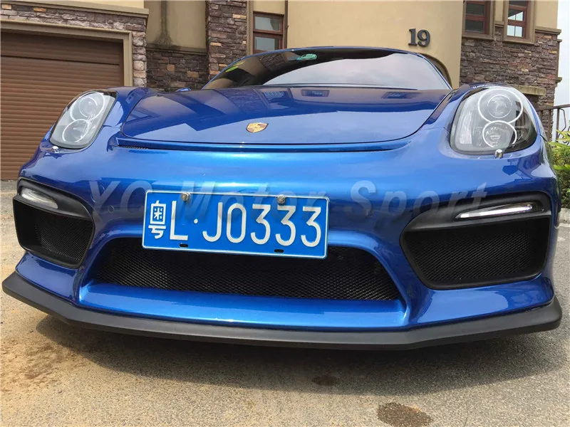 Car Accessories FRP Fiber Glass GT4 Style Front Bumper with Carbon Lip Fit For 2014-2016 Cayman Boxster 981 Front Bumper Kits
Car Accessories FRP Fiber Glass GT4 Style Front Bumper with Carbon Lip Fit For 2014-2016 Cayman Boxster 981 Front Bumper Kits