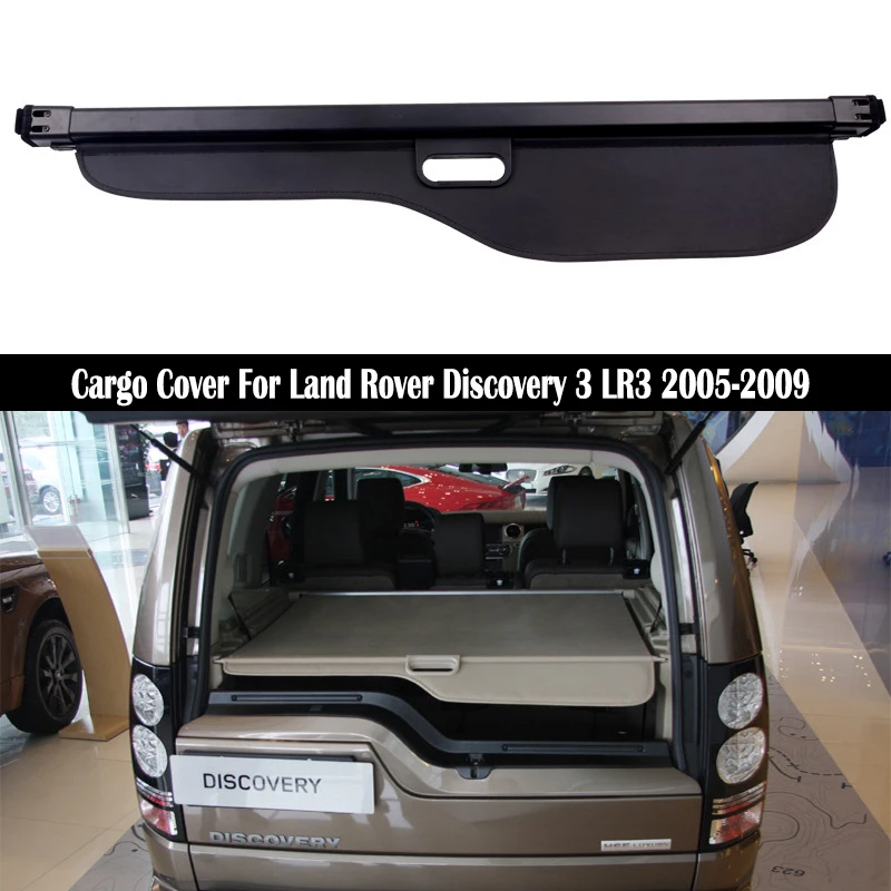 Rear Cargo Cover For Land Rover Discovery 3 LR3 2005 2006 2007 2008 2009 privacy Trunk Screen Security Shield shade Accessories
Rear Cargo Cover For Land Rover Discovery 3 LR3 2005 2006 2007 2008 2009 privacy Trunk Screen Security Shield shade Accessories