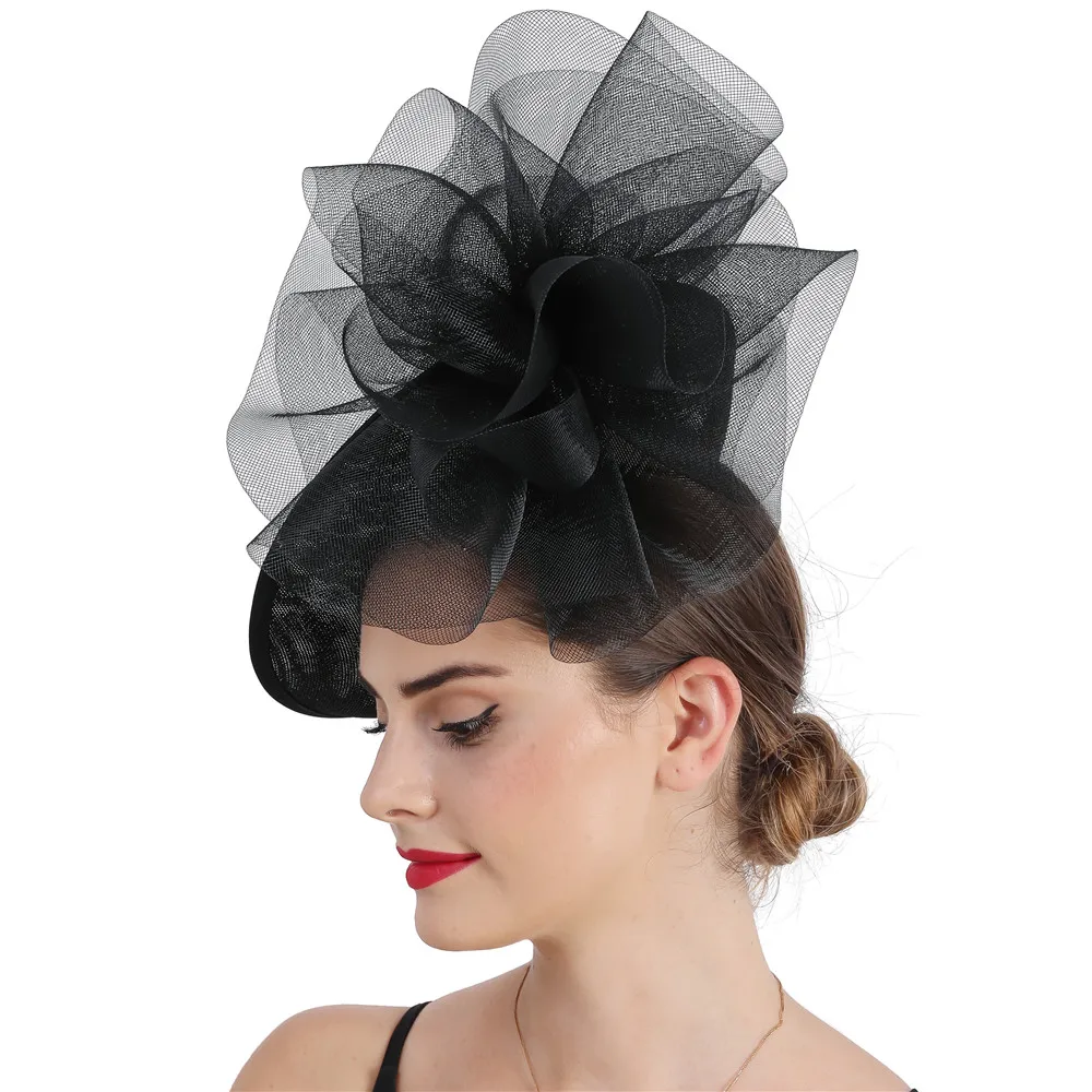 Big Wedding Chapeau Cap Ladies Women Hat Bride Fasciantor Hair Accessories Kenducky Party Headpiece Mesh Flower Headwear Event
Big Wedding Chapeau Cap Ladies Women Hat Bride Fasciantor Hair Accessories Kenducky Party Headpiece Mesh Flower Headwear Event