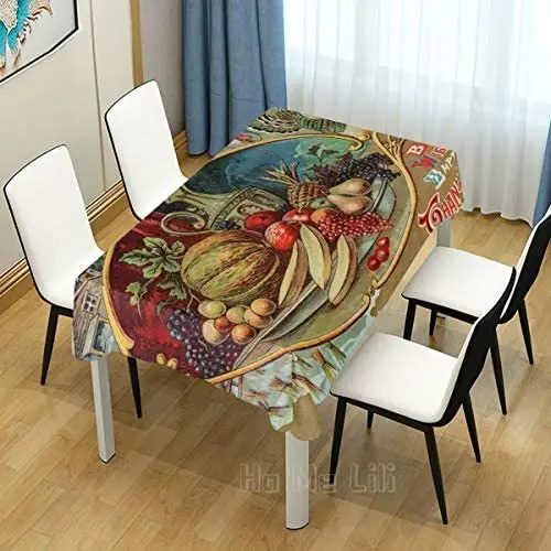 Best Wishes For A Happy Thanksgiving Table Cloth Wrinkle-resistant Table Cover Restaurant Kitchen Party
Best Wishes For A Happy Thanksgiving Table Cloth Wrinkle-resistant Table Cover Restaurant Kitchen Party