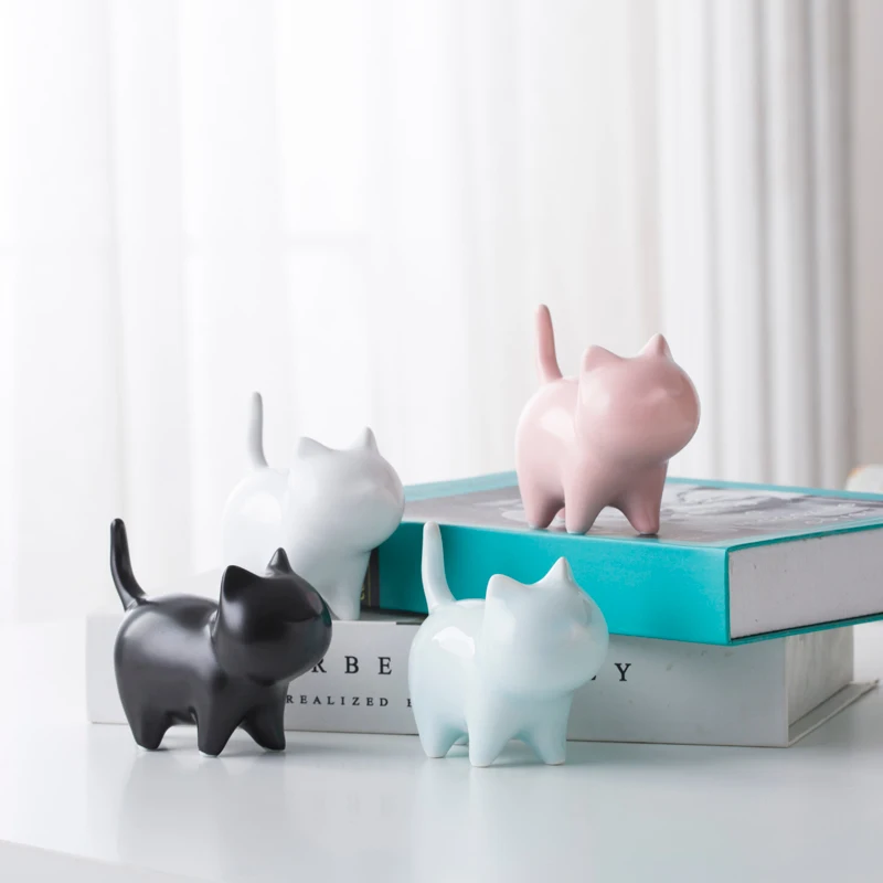 Porcelain Cat Ornaments, Nordic Creative, Small, Cute Ceramic Decorations, Home, Kitchen, Living Room
Porcelain Cat Ornaments, Nordic Creative, Small, Cute Ceramic Decorations, Home, Kitchen, Living Room