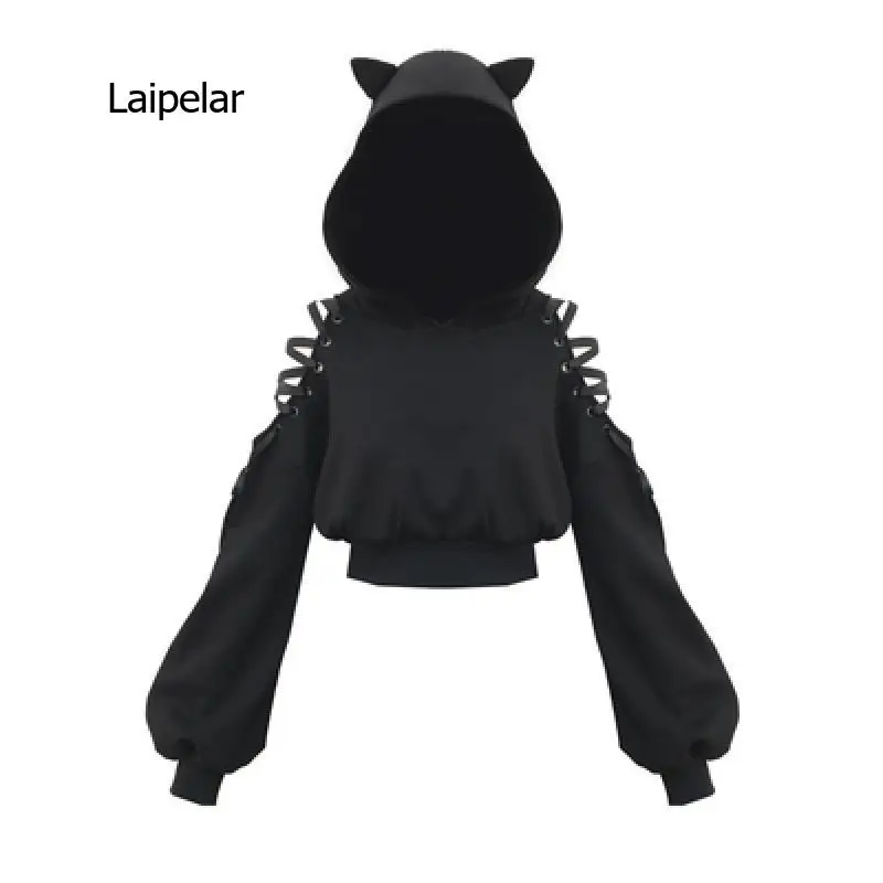 New Autumn Winter Women Punk Gothic Girls Black Velvet Hoodies Hollow Out Long Sleeve Hooded Sweatshirt Casual Pullover
New Autumn Winter Women Punk Gothic Girls Black Velvet Hoodies Hollow Out Long Sleeve Hooded Sweatshirt Casual Pullover