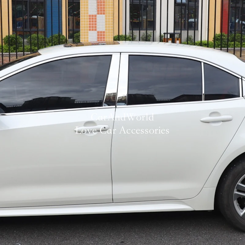 Нержавеющая сталь для Toyota Corolla Altis Levin 2006-2025, крышка центральной стойки, накладки на окна автомобиля, рамки для колонн, украшения, аксессуары
Нержавеющая сталь для Toyota Corolla Altis Levin 2006-2025, крышка центральной стойки, накладки на окна автомобиля, рамки для колонн, украшения, аксессуары