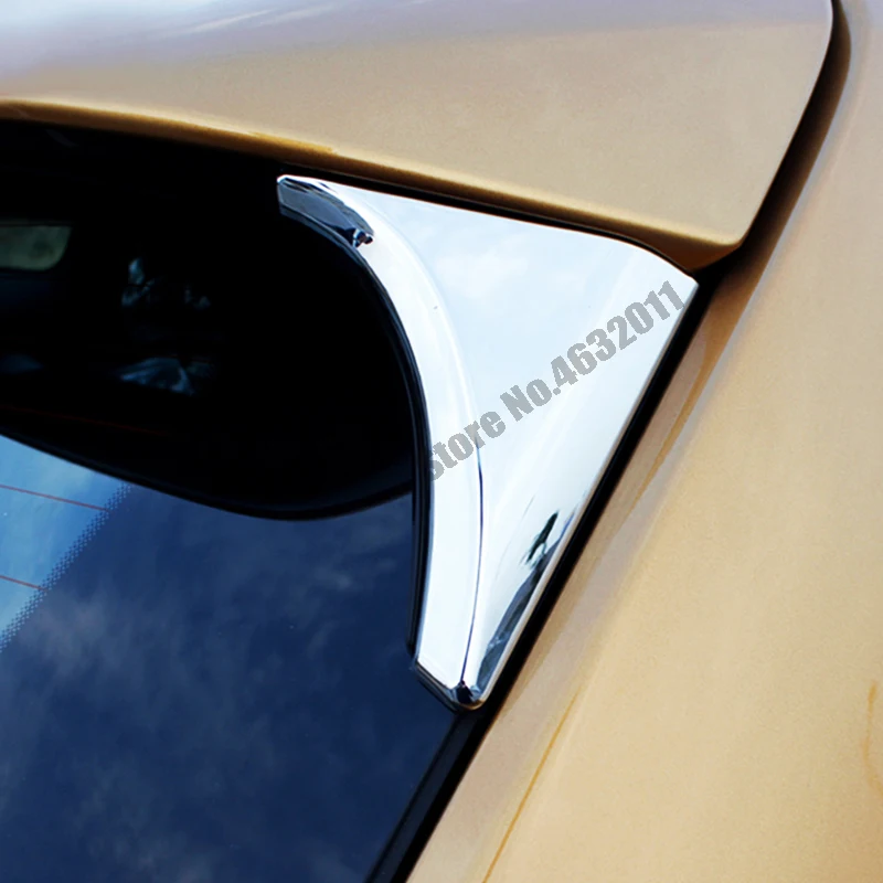 For Nissan Qashqai J11 2015 2016 2017 2018 ABS Chrome Exterior Rear Triangle Spoiler Wing Cover Trim Kit accessories 2pcs
For Nissan Qashqai J11 2015 2016 2017 2018 ABS Chrome Exterior Rear Triangle Spoiler Wing Cover Trim Kit accessories 2pcs